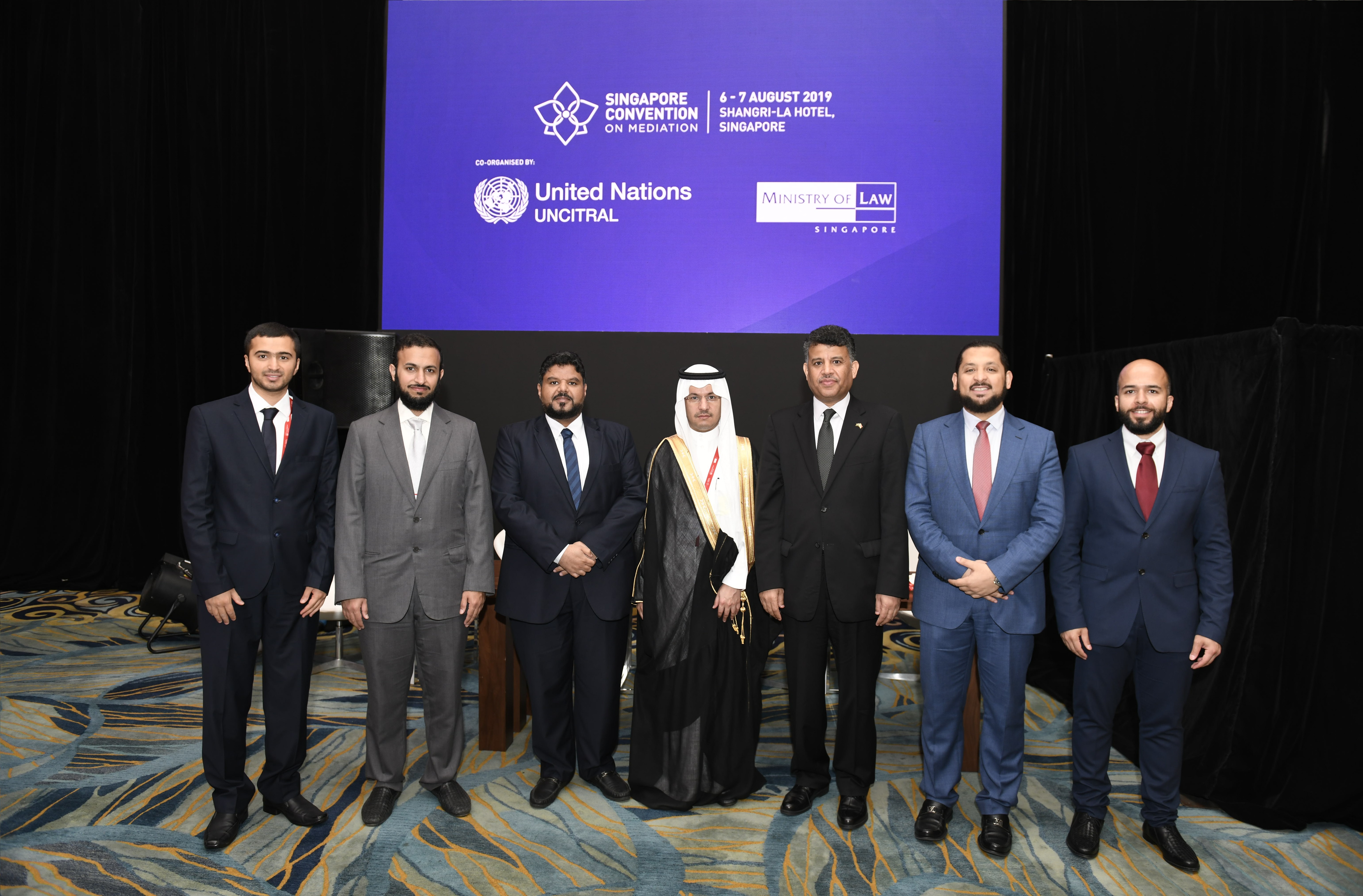 With the Saudi Center for Commercial Arbitration on hand, the Kingdom signs the First International Convention on Mediation